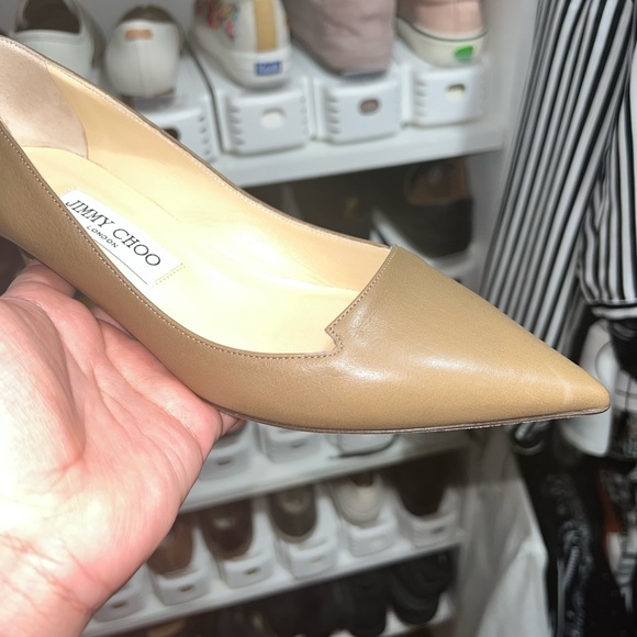 Jimmy Choo Allure Kitten Heel Taupe - Picture 7 of 11